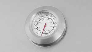 Термометр в газовом гриле VILLA 300 Silver